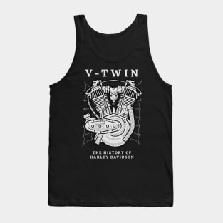 V Twin american engine Tank Top